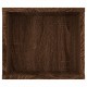 Barna tölgyszínű szerelt fa függő tv-szekrény 100x30x26,5 cm Barna tölgyszínű szerelt fa függő tv-szekrény 100x30x26,5 cm