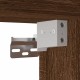 Barna tölgyszínű szerelt fa függő tv-szekrény 100x30x26,5 cm Barna tölgyszínű szerelt fa függő tv-szekrény 100x30x26,5 cm