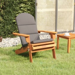 Tömör akácfa adirondack kerti szék párnával