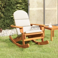 Tömör akácfa adirondack hintaszék párnával
