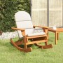 Tömör akácfa adirondack hintaszék párnával