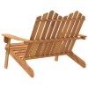 Tömör akácfa adirondack kerti pad 126 cm