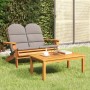 2 részes tömör akácfa kerti adirondack ülőgarnitúra