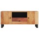 Tömör akácfa és szerelt fa tv-szekrény 105 x 33,5 x 46 cm Tömör akácfa és szerelt fa tv-szekrény 105 x 33,5 x 46 cm