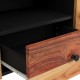 Tömör akácfa és szerelt fa tv-szekrény 105 x 33,5 x 46 cm Tömör akácfa és szerelt fa tv-szekrény 105 x 33,5 x 46 cm