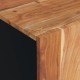 Tömör akácfa és szerelt fa tv-szekrény 105 x 33,5 x 46 cm Tömör akácfa és szerelt fa tv-szekrény 105 x 33,5 x 46 cm