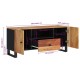 Tömör akácfa és szerelt fa tv-szekrény 105 x 33,5 x 46 cm Tömör akácfa és szerelt fa tv-szekrény 105 x 33,5 x 46 cm