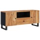 Tömör akácfa és szerelt fa tv-szekrény 105 x 33,5 x 46 cm Tömör akácfa és szerelt fa tv-szekrény 105 x 33,5 x 46 cm
