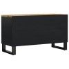 Tömör mangó- és szerelt fa tv-szekrény 80 x 33 x 46 cm