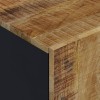 Tömör mangó- és szerelt fa tv-szekrény 80 x 33 x 46 cm