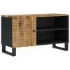 Tömör mangó- és szerelt fa tv-szekrény 80 x 33 x 46 cm