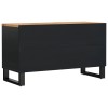 Tömör akácfa és szerelt fa tv-szekrény 80 x 33 x 46 cm