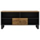 Tömör mangófa és szerelt fa tv-szekrény 100 x 33 x 46 cm Tömör mangófa és szerelt fa tv-szekrény 100 x 33 x 46 cm