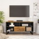 Tömör mangófa és szerelt fa tv-szekrény 100 x 33 x 46 cm Tömör mangófa és szerelt fa tv-szekrény 100 x 33 x 46 cm