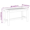 Tömör akácfa kerti pad 80 x 35 x 45 cm