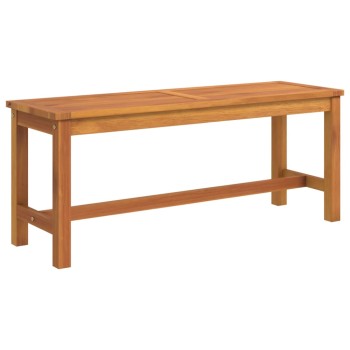 Tömör akácfa kerti pad 110 x 35 x 45 cm