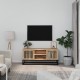 Szerelt fa és vas tv-szekrény 105x30x45 cm