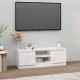 Fehér tv-szekrény ajtóval 102 x 30 x 36 cm Fehér tv-szekrény ajtóval 102 x 30 x 36 cm
