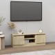 Sonoma-tölgyszínű tv-szekrény ajtóval 102 x 30 x 36 cm Sonoma-tölgyszínű tv-szekrény ajtóval 102 x 30 x 36 cm