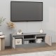 Szürke sonoma színű tv-szekrény ajtóval 102 x 30 x 36 cm