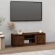 Barna tölgyszínű tv-szekrény ajtóval 102 x 30 x 36 cm Barna tölgyszínű tv-szekrény ajtóval 102 x 30 x 36 cm
