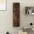 Füstös tölgyszínű falra szerelhető tv-szekrény 30,5x30x110 cm