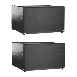 2 db négyzet alakú kerti bútorhuzat 8 fűzőlyukkal 125x70x35 cm