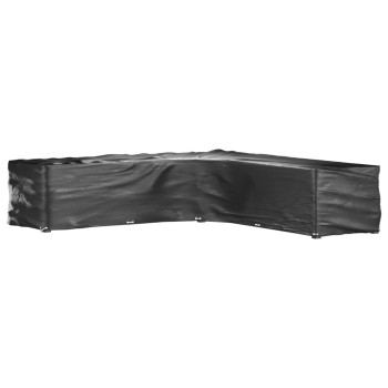 2 db l-alakú kerti bútorhuzat 20 fűzőlyukkal 300x300x70 cm