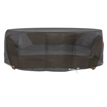 2 db kerek sziget társalgóhuzat 10 fűzőlyukkal ø236 x 67 cm