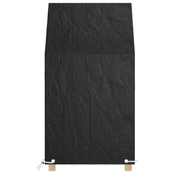2 db polietilén kerti szék huzat 8 fűzőlyukkal 65x65x80/120 cm