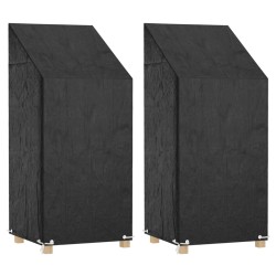 2 db polietilén kerti székhuzat 8 fűzőlyukkal 65x65x110/150 cm