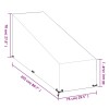2 db polietilén napozóágy huzat 12 fűzőlyukkal 205x75x40/70 cm