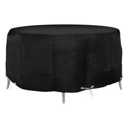 Kerek kerti bútorhuzat 10 fűzőlyukkal ø260 x 90 cm