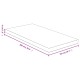 Bambusz asztallap 50x100x4 cm