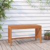 Tömör eukaliptuszfa kerti pad 80 cm