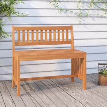 Tömör eukaliptuszfa kerti pad 80 cm