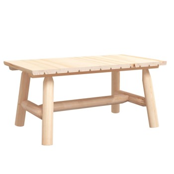 Tömör lucfenyő dohányzóasztal 90 x 50 x 41 cm
