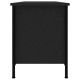 Fekete szerelt fa tv-szekrény 102x35x45 cm