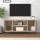 Sonoma tölgyszínű szerelt fa tv-szekrény 102x35x45 cm Sonoma tölgyszínű szerelt fa tv-szekrény 102x35x45 cm