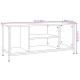 Füstös tölgyszínű szerelt fa tv-szekrény 102 x 35 x 45 cm Füstös tölgyszínű szerelt fa tv-szekrény 102 x 35 x 45 cm