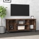 Füstös tölgyszínű szerelt fa tv-szekrény 102 x 35 x 45 cm Füstös tölgyszínű szerelt fa tv-szekrény 102 x 35 x 45 cm
