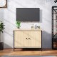 Sonoma tölgyszínű szerelt fa tv-szekrény ajtókkal 60x35x45 cm Sonoma tölgyszínű szerelt fa tv-szekrény ajtókkal 60x35x45 cm