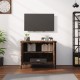 Füstös tölgyszínű szerelt fa tv-szekrény ajtókkal 60x35x45 cm Füstös tölgyszínű szerelt fa tv-szekrény ajtókkal 60x35x45 cm