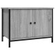 Szürke sonoma színű szerelt fa tv-szekrény ajtókkal 60x35x45 cm Szürke sonoma színű szerelt fa tv-szekrény ajtókkal 60x35x45 cm
