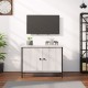 Szürke sonoma színű szerelt fa tv-szekrény ajtókkal 60x35x45 cm Szürke sonoma színű szerelt fa tv-szekrény ajtókkal 60x35x45 cm