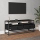 Fekete szerelt fa tv-szekrény 100 x 35 x 45 cm Fekete szerelt fa tv-szekrény 100 x 35 x 45 cm