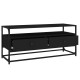 Fekete szerelt fa tv-szekrény 100 x 35 x 45 cm Fekete szerelt fa tv-szekrény 100 x 35 x 45 cm