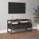 Fekete szerelt fa tv-szekrény 80x35x45 cm Fekete szerelt fa tv-szekrény 80x35x45 cm
