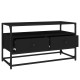 Fekete szerelt fa tv-szekrény 80x35x45 cm Fekete szerelt fa tv-szekrény 80x35x45 cm