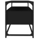 Fekete szerelt fa tv-szekrény 80x35x45 cm Fekete szerelt fa tv-szekrény 80x35x45 cm